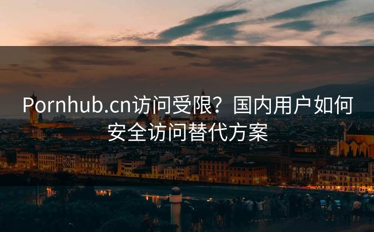 Pornhub.cn访问受限？国内用户如何安全访问替代方案  第1张